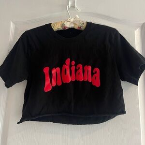 Indiana Cropped Gameday T shirt